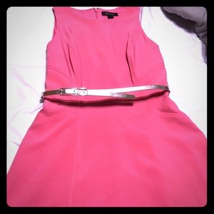 WHBM Belted Pink Dress